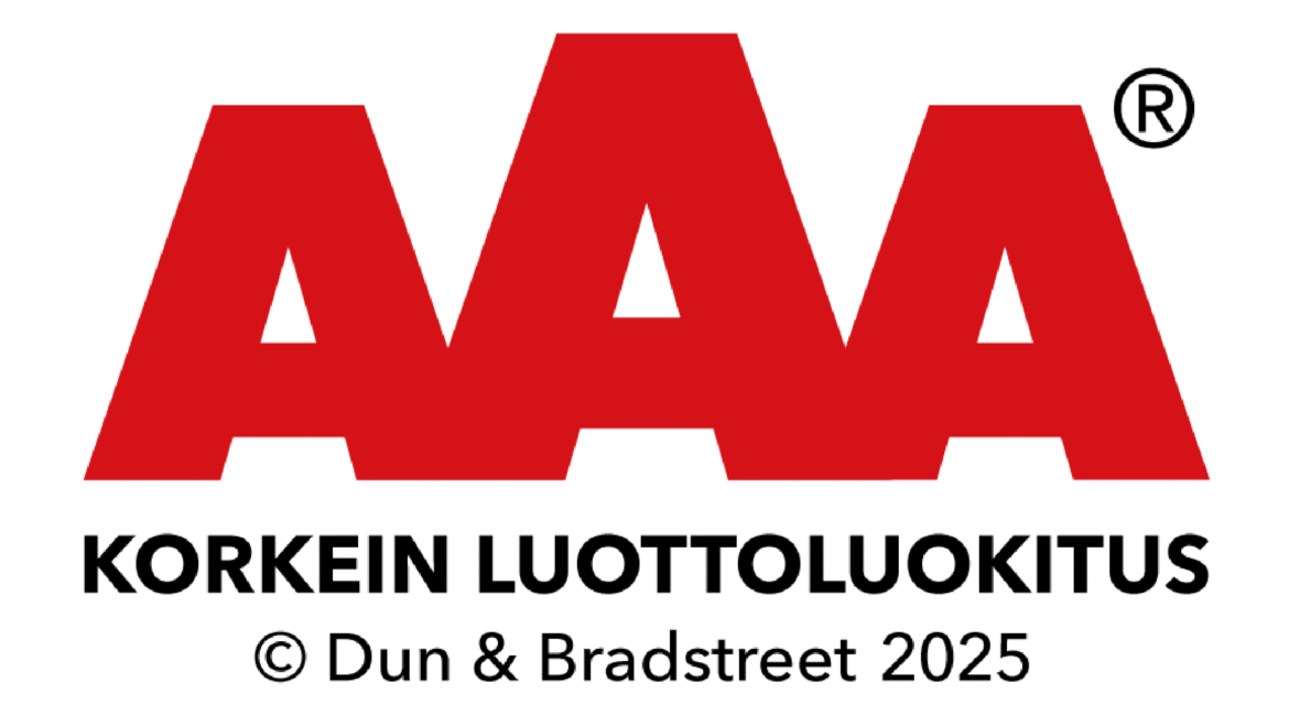 Kouruset Oy vahvimmassa AAA-luottoluokassa