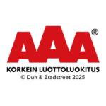 Kouruset Oy vahvimmassa AAA-luottoluokassa