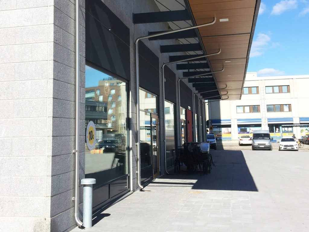 Kouruset-RST-alastulot RST-alastulot liikekiinteistössä