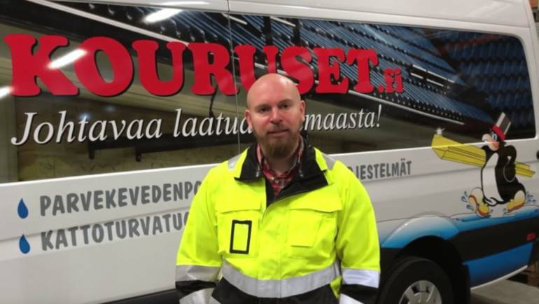 Eri kattotyypit talvella